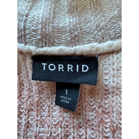 Torrid Womens Sz 1X Ombre Open Cardigan Long Sleeve Southwest Western Cowboy - Picture 8 of 11